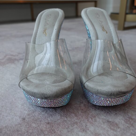 Dancer/Competition Sandal Heel Shoes - Picture 8 of 11